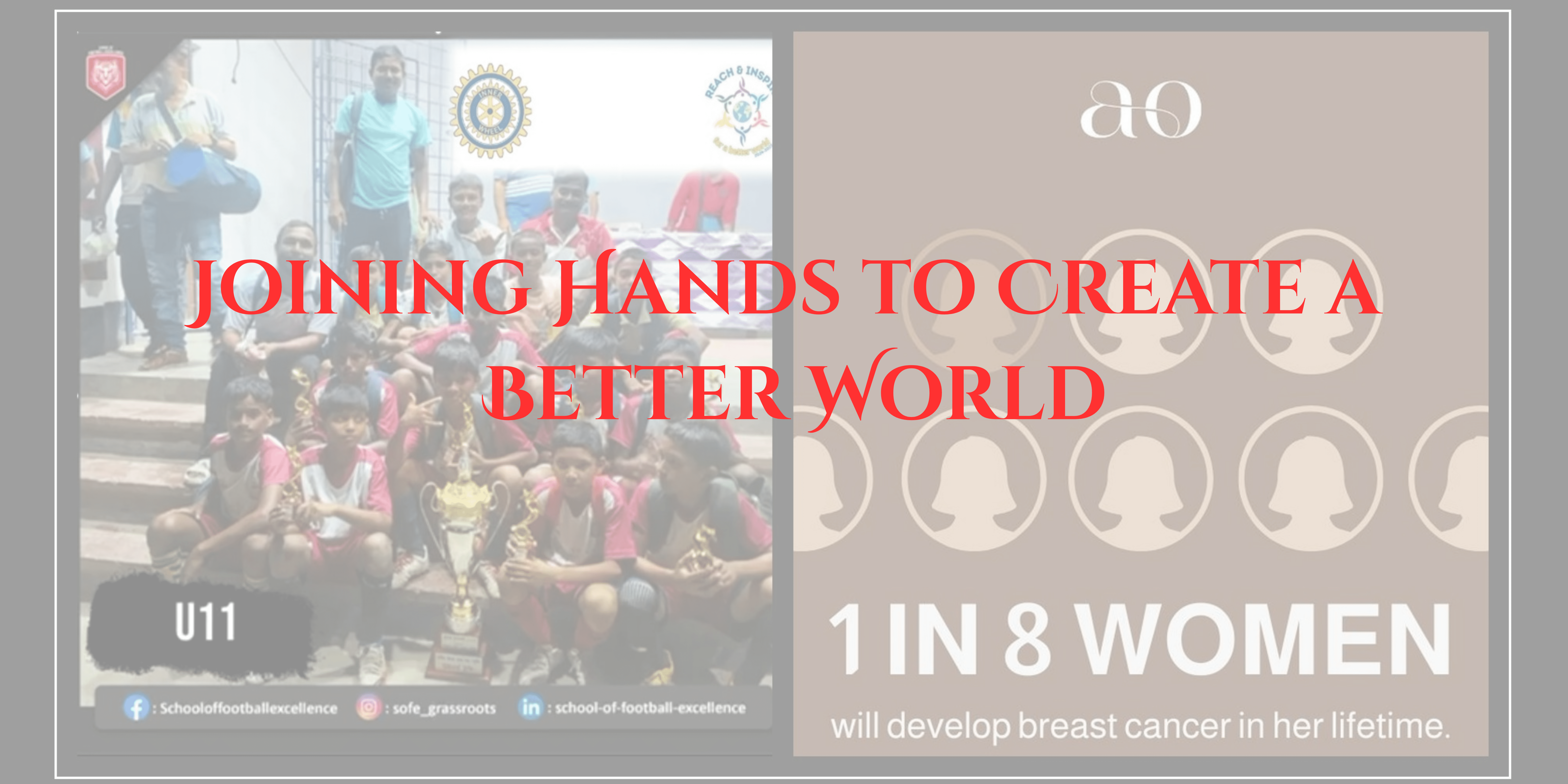 Joining Hands to Create a Better World